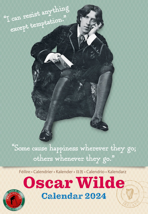 Slim Oscar Wilde Calendar 2024
