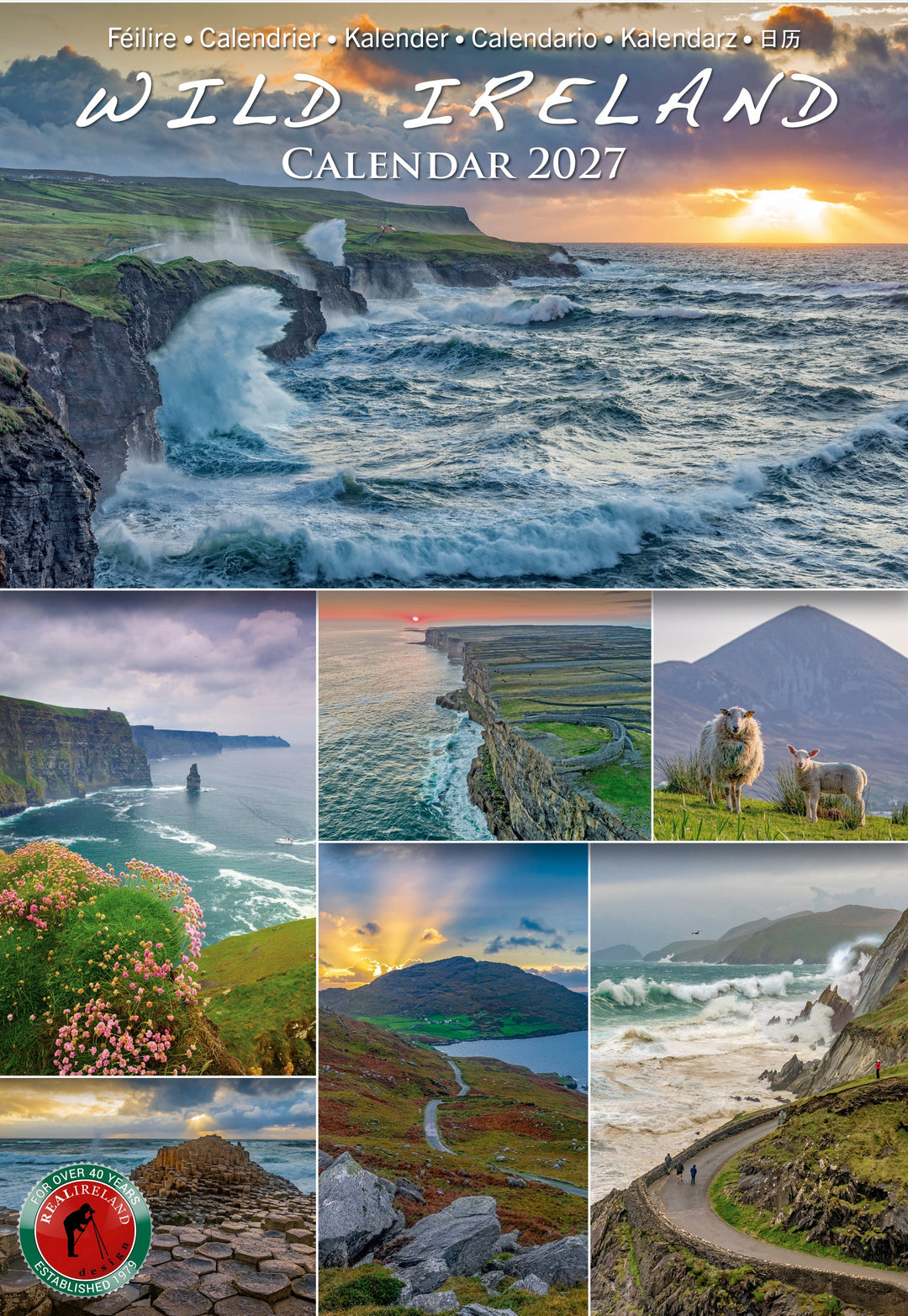 Slim Wild Ireland Calendar 2027 – Irish Calendars