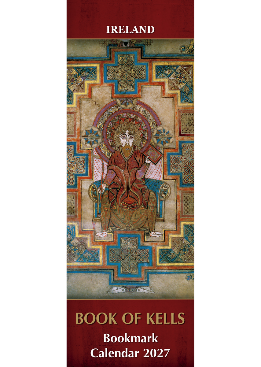 Book of Kells Bookmark Calendar 2027 – Irish Calendars
